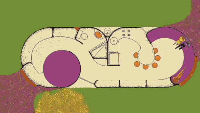 План органического дома Арахис