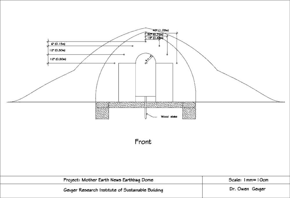 Дешёвый землебитный погреб на даче, расположение балок козырька