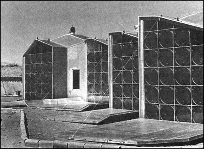 Солнечный дом Стива Баера, система Drumwall